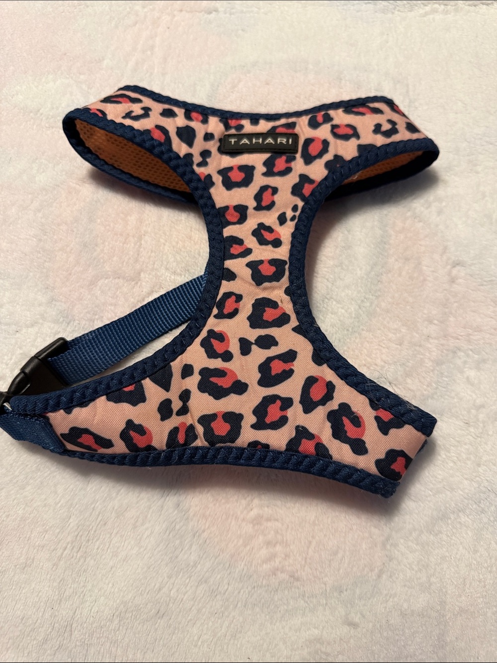 Cheetah Print Tahari Dog Harness